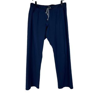 FIGS Women's Livingston Basic Technical Scrub Pants in Navy Blue Size M T21003